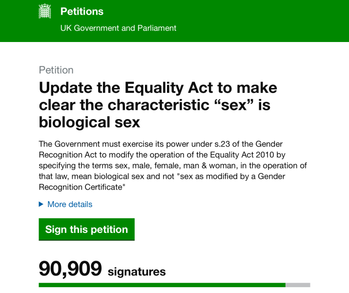 Petition to Update the Equality Act / Thread 3