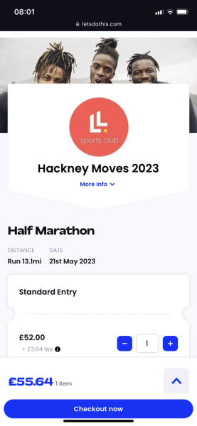Flat half marathon