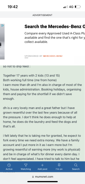 Ads covering a third of the page