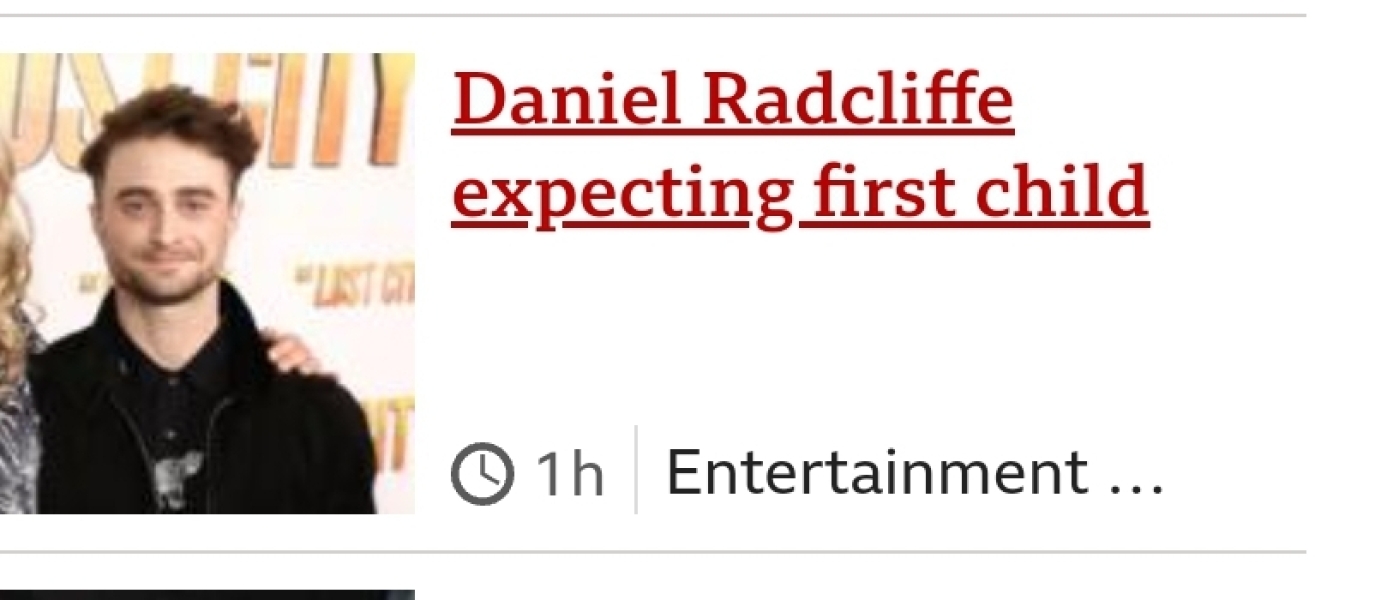 Massive Daniel Radcliffe News!