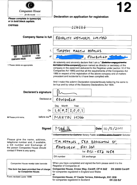 Scotland PIE and LGB research thread