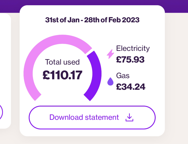 How much did you pay for your March energy bill?