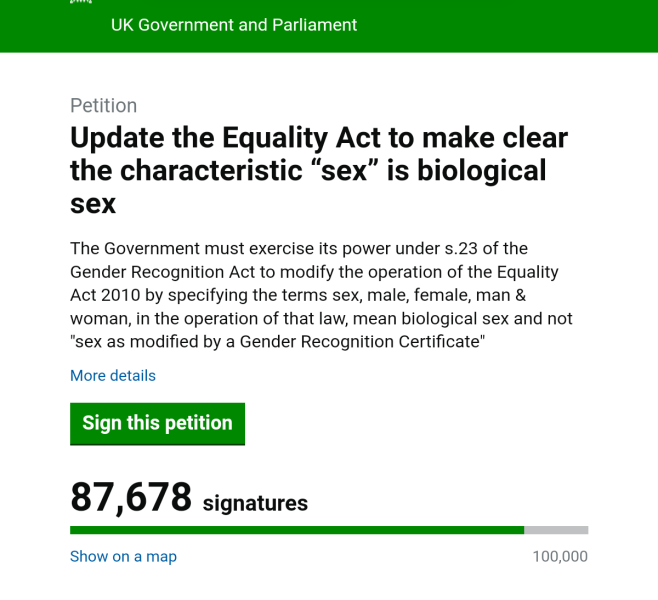 Petition to Update the Equality Act / Thread 3