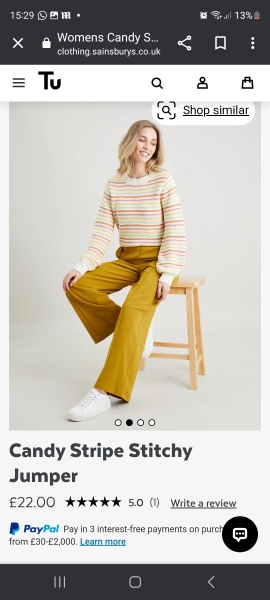Striped jumper