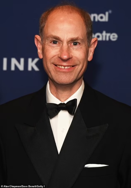 Prince Edward has lost a lot of weight