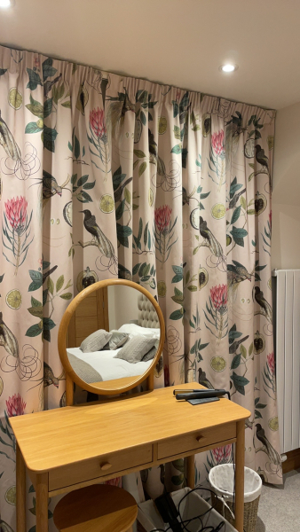 Curtain track or pole?