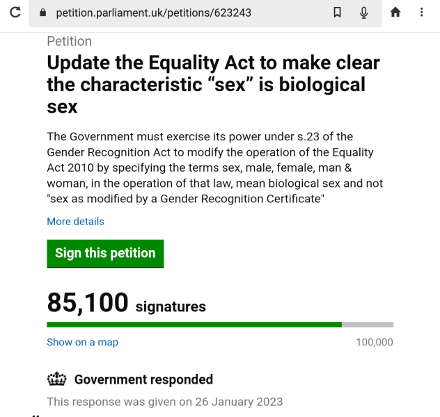 Petition to Update the Equality Act - thread 2
