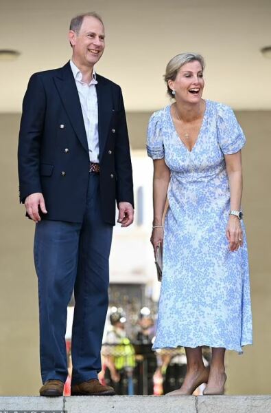 Prince Edward has lost a lot of weight