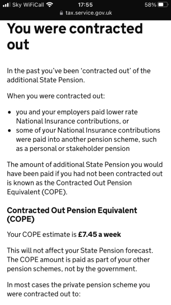 To be shocked if this is true . State pension and benefits …?