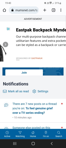 Ads covering a third of the page