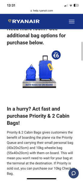 How strict is RyanAir on luggage SIZE?