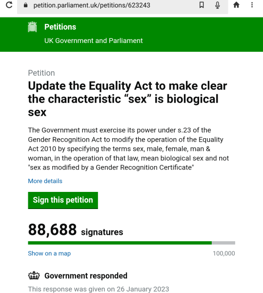 Petition to Update the Equality Act / Thread 3
