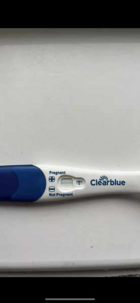 evap line or faint positive 