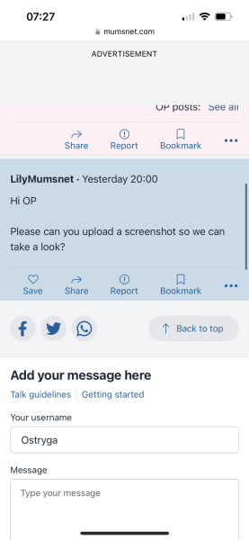 My active/home/I’m on bar from the bottom of the threads has gone missing 