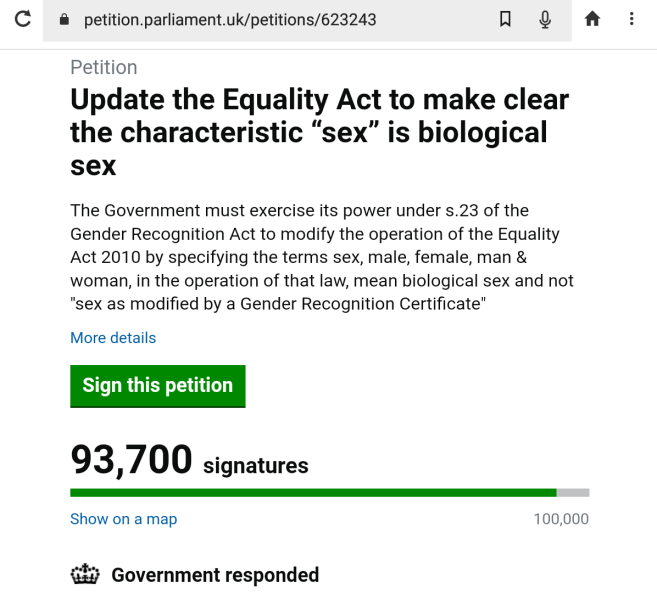 Petition to Update the Equality Act / Thread 3