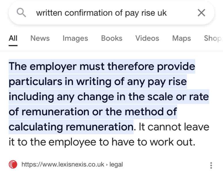 Any employment lawyers / HR specialists around please?