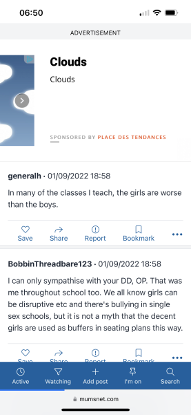 Ads covering a third of the page