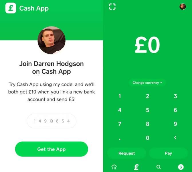 Cashapp free instant £10 
