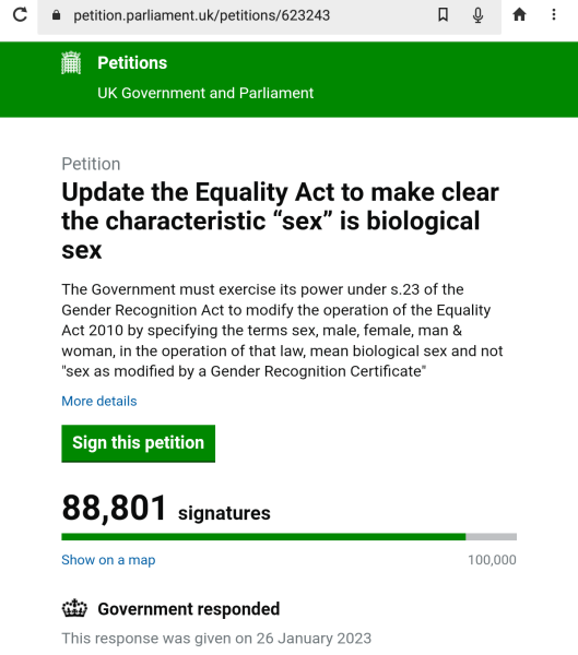 Petition to Update the Equality Act / Thread 3