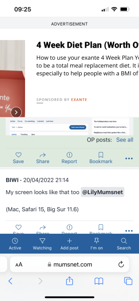 Ads covering a third of the page