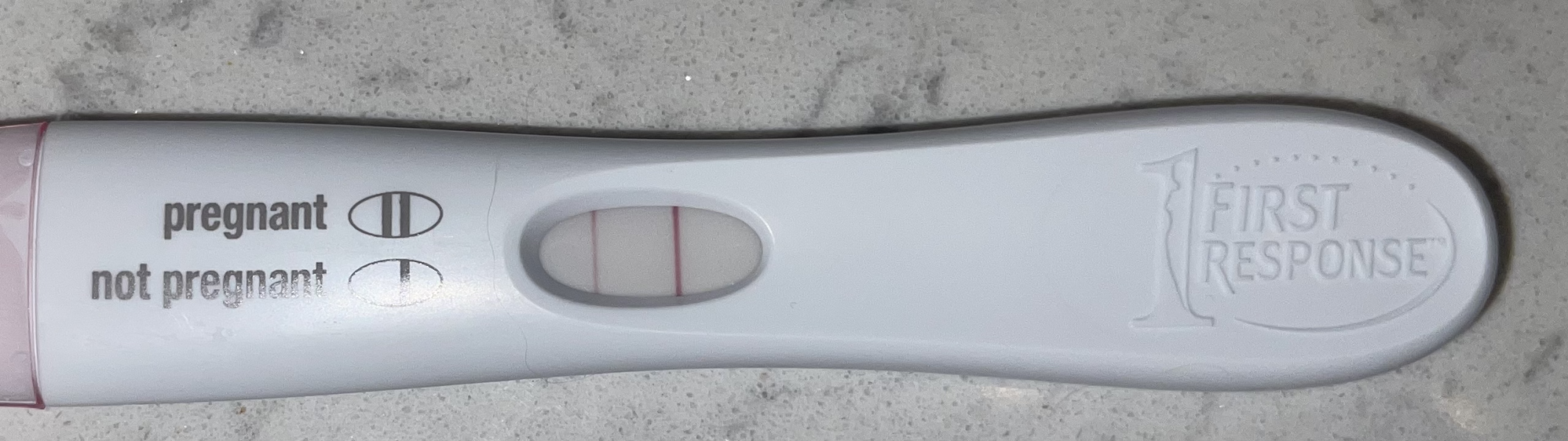 Faint line?