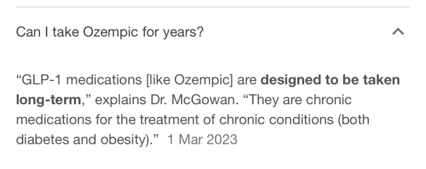 Ozempic - For those of us a few months in