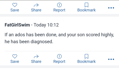 Son’s mother telling him he is ill when he’s not