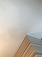 Cracks in ceiling 