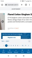 Ads covering a third of the page