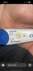 evap line or faint positive 