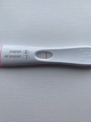9dpo first response, is this real or an indent?!