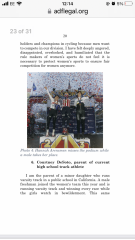 Elite sports people speaking up!