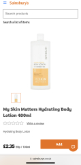 Hit me with your body lotions