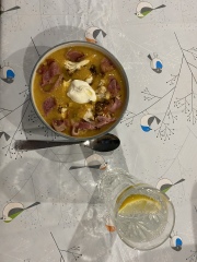 What to add to free lentil soup to make it interesting. 