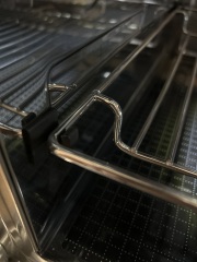 Integrated combi microwave/oven/grill - no grill pan/tray, what to use?