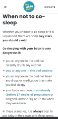 NHS now say you can cosleep safely.