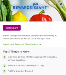 Free £30 for answering a couple questions 