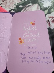 Can we see your homemade Mother's Day cards/pictures please?