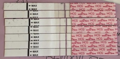 Pregnancy test lines not getting darker 