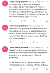 Film of protest outside the Lesbian Project meeting