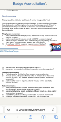 Letter stressing the importance of the word woman in NHS communications