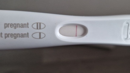 10 dpo.. faint positive or evap??
