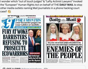 Harry is in town to fight against the Daily Mail - VIDEO