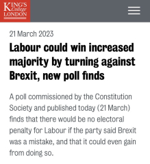 To ask what stops you voting for the tories ?