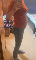 Help me dress with a changed body shape? (Pics)