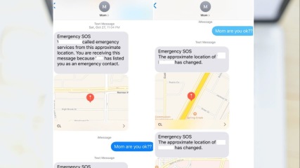 Emergency SOS text received, from a person I knew 15 yrs ago but not met since 2011