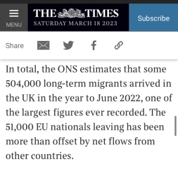 "Take Back Control of our borders"