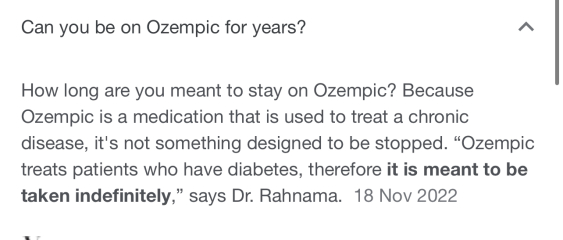 Ozempic - For those of us a few months in
