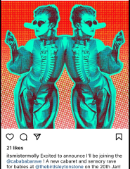 Caba Baba Rave - take your baby to watch nearly naked men in fetish gear