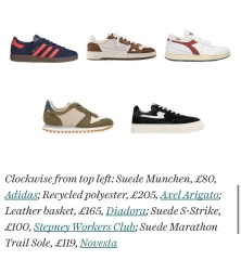Which trainers are “in”? 